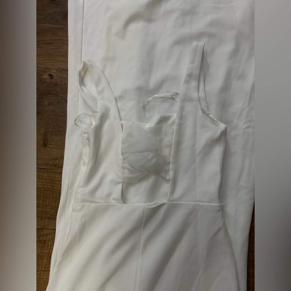 Lulus Regal Classic White Sleeveless Twist-Back Maxi Dress - Picture 6 of 6